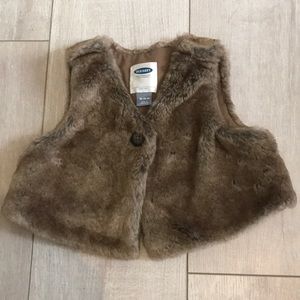 Size 18-24mo Old Navy fur vest